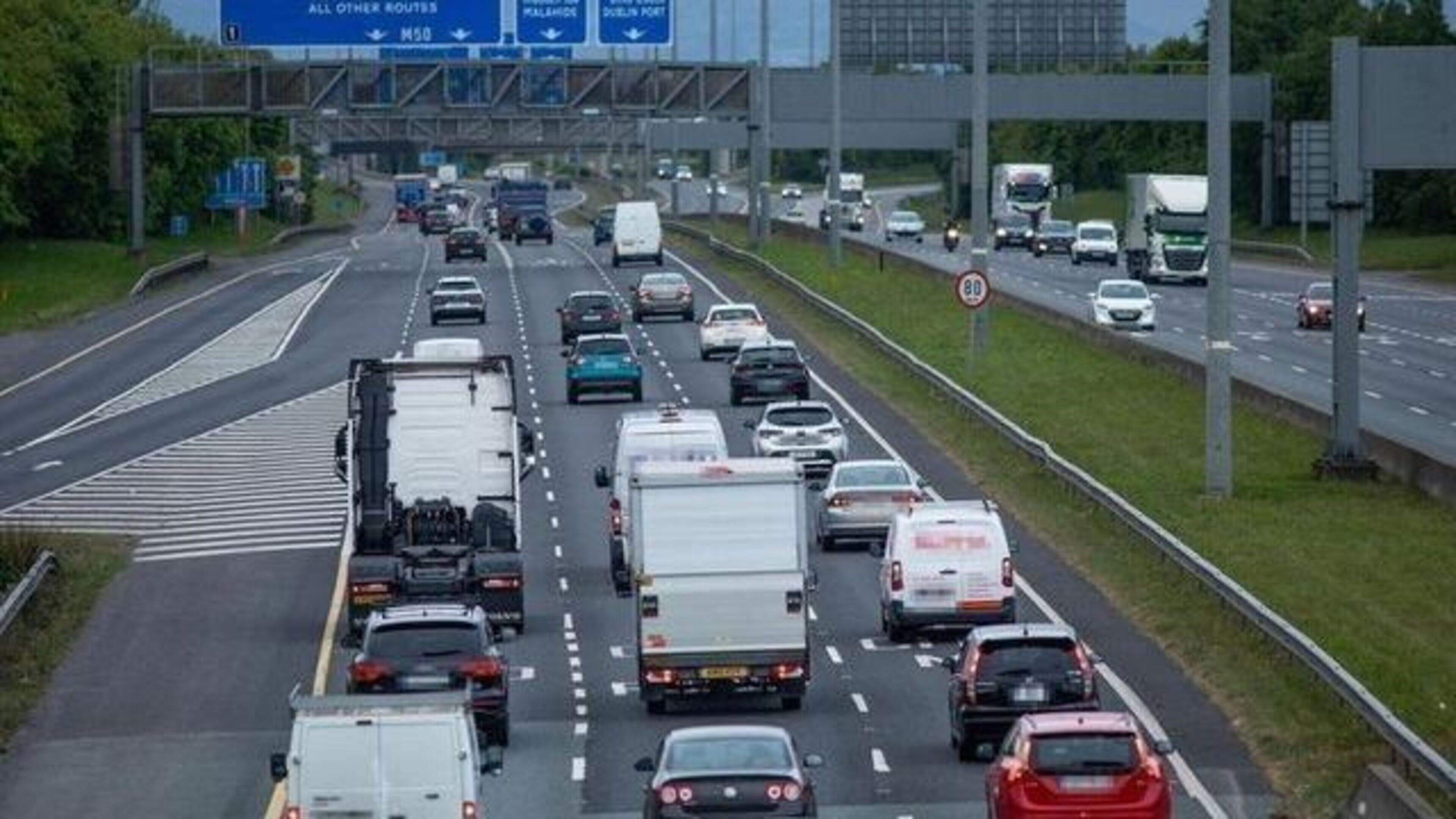 Commuters warned of ‘significant delays’ and urged to avoid M50 after collision